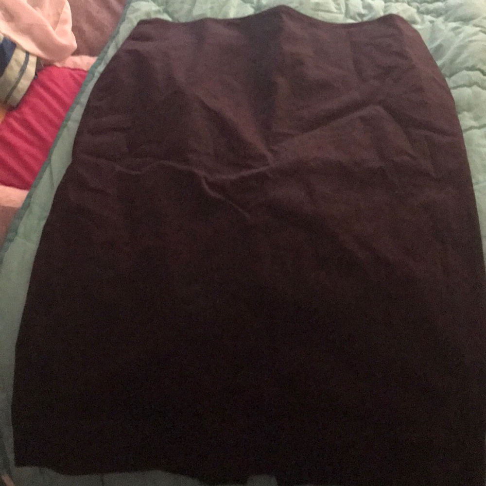 Black pencil skirt
